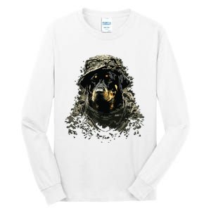 Soldier Rottweiler Army Military Rottweiler Tall Long Sleeve T-Shirt