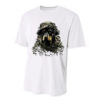 Soldier Rottweiler Army Military Rottweiler Performance Sprint T-Shirt