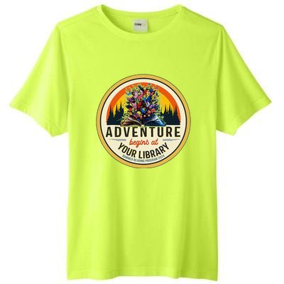 Summer Reading Adventure Begins At Your Library Tall Fusion ChromaSoft Performance T-Shirt