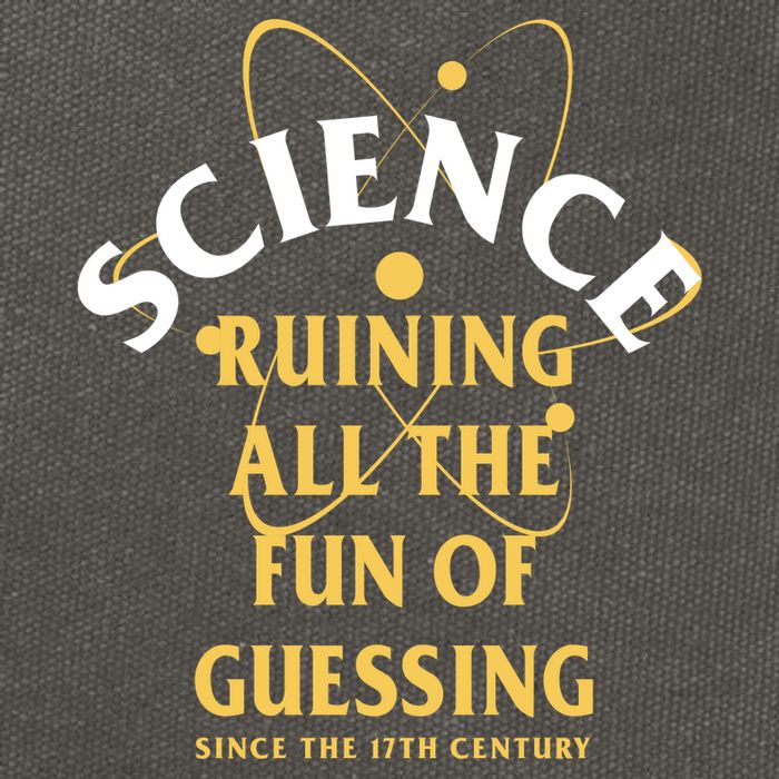 Science Ruining All The Fun Of Guessing Since The 17th Century Cotton Canvas Backpack