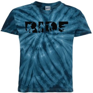 Snowboard Ride Adventure Seeker Kids Tie-Dye T-Shirt