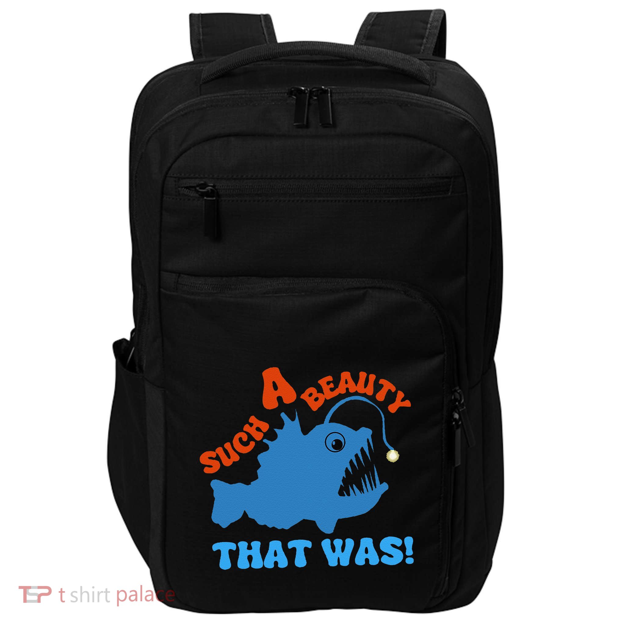 She Rises Angles Fish Such A Beauty That Was Funny Meme .Png Impact Tech Backpack