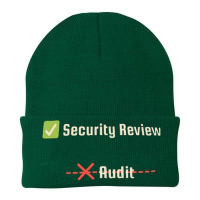 Security Review Audit Knit Cap Winter Beanie