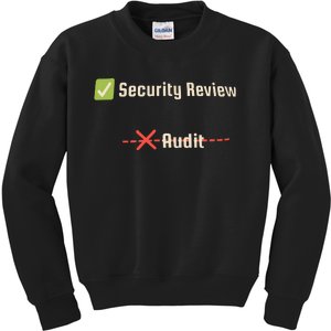 Security Review Audit Kids Sweatshirt