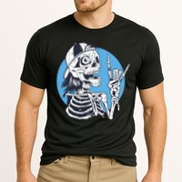 Skeleton Rock And Roll Cartoon Performance Shirt