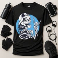 Skeleton Rock And Roll Cartoon Performance Shirt