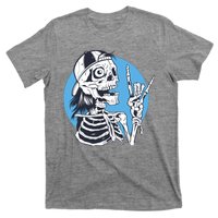 Skeleton Rock And Roll Cartoon T-Shirt