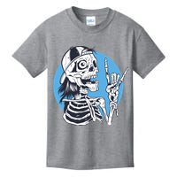 Skeleton Rock And Roll Cartoon Kids T-Shirt