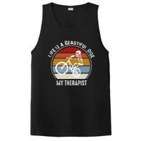 Skeleton Riding A Bicycle Life Is A Beautiful Bicycling PosiCharge Competitor Tank