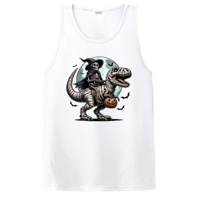 Skeleton Riding A Mummy Dinosaur Trex PosiCharge Competitor Tank