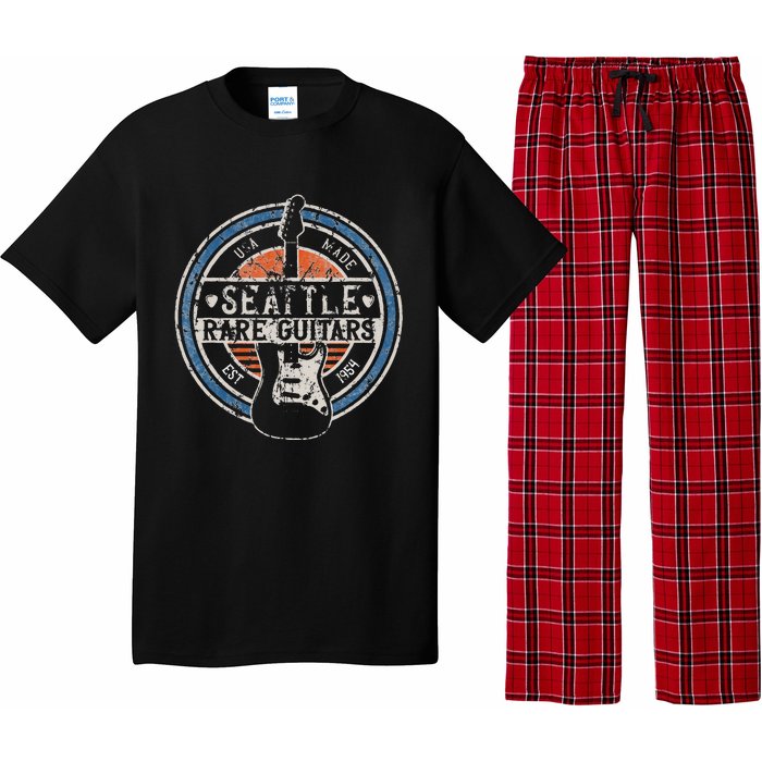 Seattle Rock And Roll Guitar Player Souvenirs Pajama Set