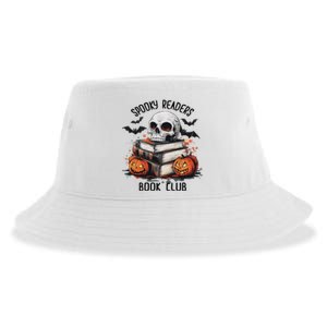 Spooky Reader Book Club Halloween Book Lover Bookworm Sustainable Bucket Hat