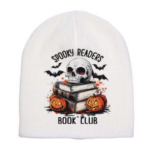 Spooky Reader Book Club Halloween Book Lover Bookworm Short Acrylic Beanie