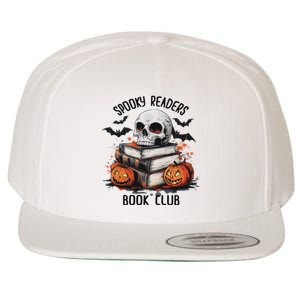 Spooky Reader Book Club Halloween Book Lover Bookworm Wool Snapback Cap