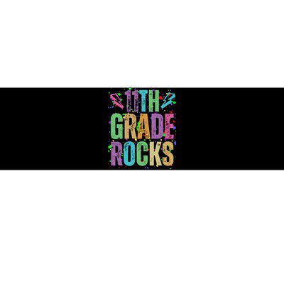 School Rocks Back To School Rockin 11th Grade Rocks Bumper Sticker