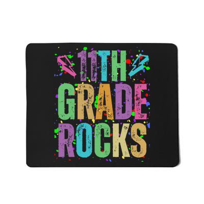 School Rocks Back To School Rockin 11th Grade Rocks Mousepad