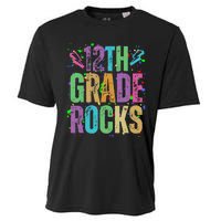 School Rocks Back To School Rockin 12th Grade Rocks Cooling Performance Crew T-Shirt