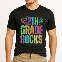 School Rocks Back To School Rockin 12th Grade Rocks Cooling Performance Crew T-Shirt