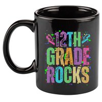 School Rocks Back To School Rockin 12th Grade Rocks 11oz C Handle Ceramic Mug