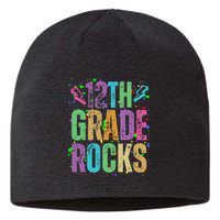 School Rocks Back To School Rockin 12th Grade Rocks Sustainable Beanie