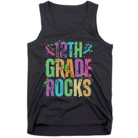 School Rocks Back To School Rockin 12th Grade Rocks Tank Top