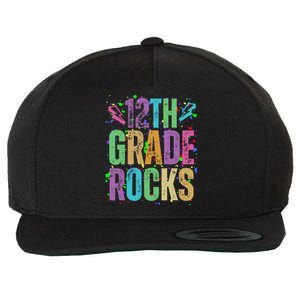 School Rocks Back To School Rockin 12th Grade Rocks Wool Snapback Cap