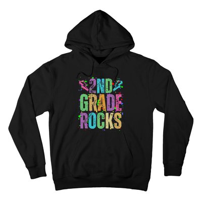 School Rocks Back To School Rockin 2nd Grade Rocks Hoodie