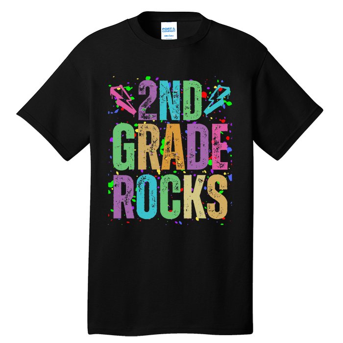 School Rocks Back To School Rockin 2nd Grade Rocks Tall T-Shirt