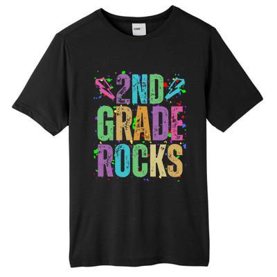 School Rocks Back To School Rockin 2nd Grade Rocks Tall Fusion ChromaSoft Performance T-Shirt