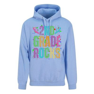 School Rocks Back To School Rockin 2nd Grade Rocks Unisex Surf Hoodie