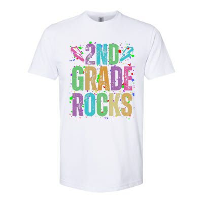 School Rocks Back To School Rockin 2nd Grade Rocks Softstyle CVC T-Shirt