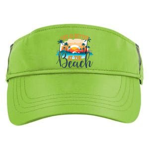 Summer Retro Beach Vibes Graphic Adult Drive Performance Visor