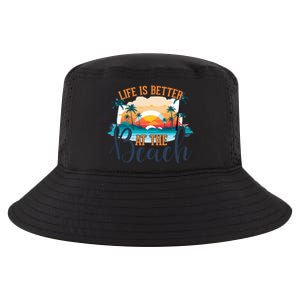 Summer Retro Beach Vibes Graphic Cool Comfort Performance Bucket Hat