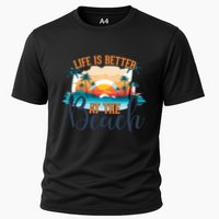 Summer Retro Beach Vibes Graphic Performance Shirt