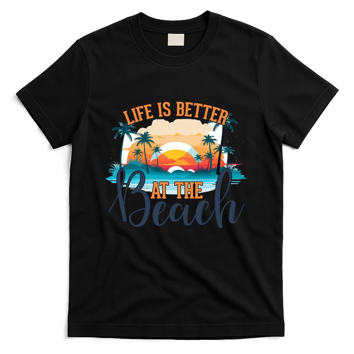 Summer Retro Beach Vibes Graphic T-Shirt