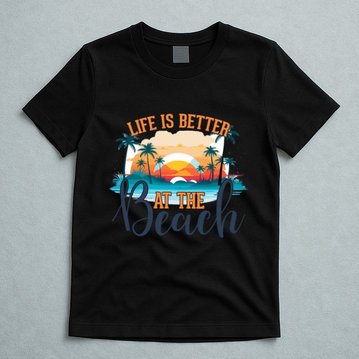 Summer Retro Beach Vibes Graphic T-Shirt