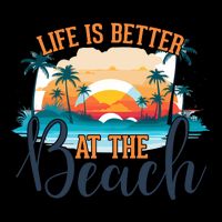 Summer Retro Beach Vibes Graphic Bucket Hat