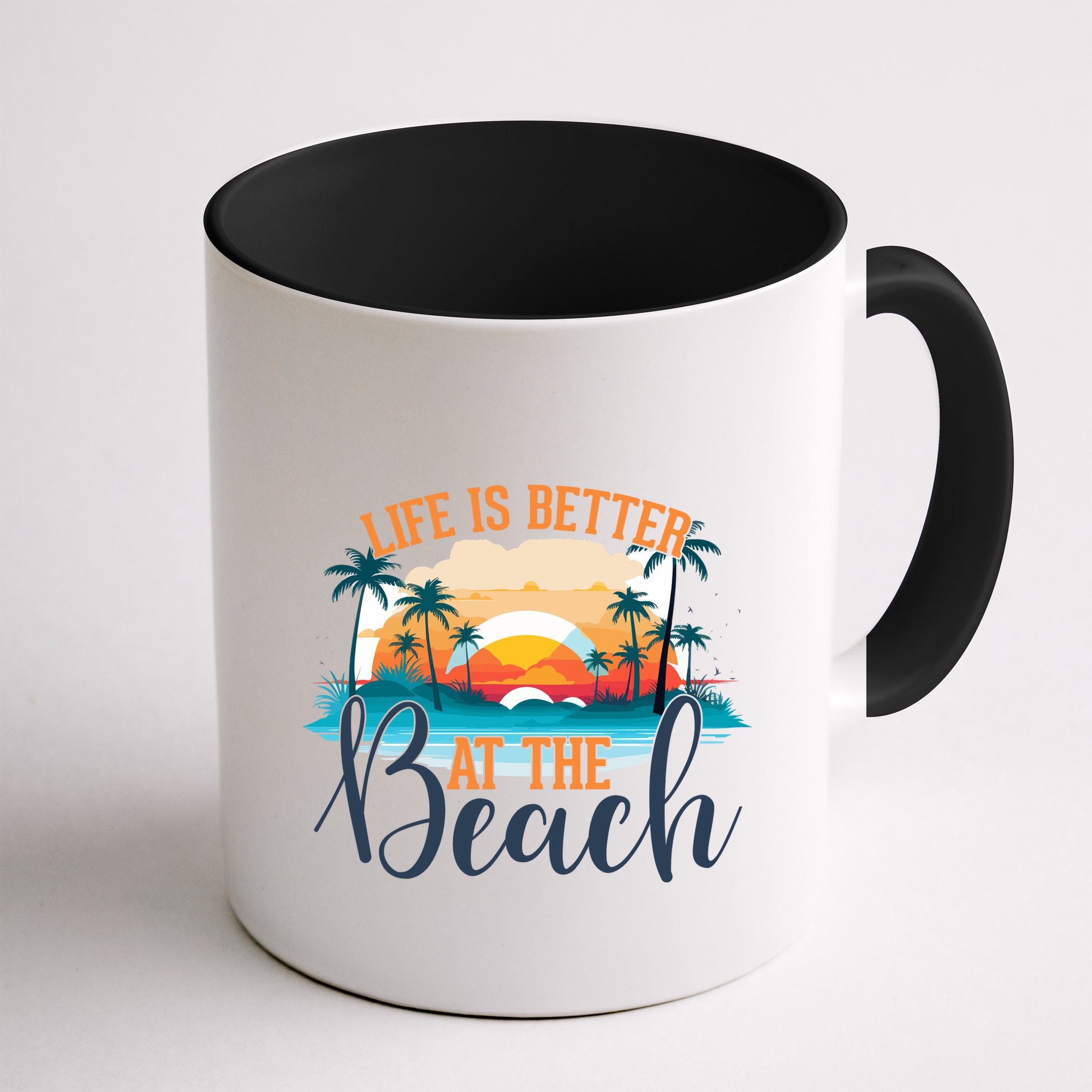 Summer Retro Beach Vibes Graphic Mug