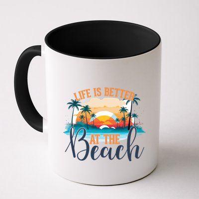 Summer Retro Beach Vibes Graphic Mug
