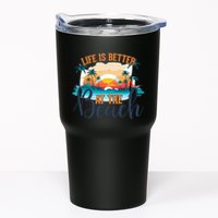 Summer Retro Beach Vibes Graphic Tumbler