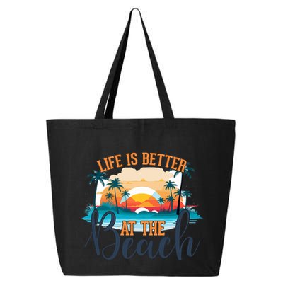 Summer Retro Beach Vibes Graphic 25L Jumbo Tote
