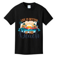 Summer Retro Beach Vibes Graphic Kids T-Shirt