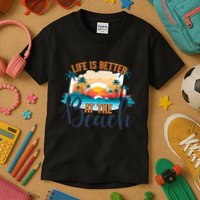 Summer Retro Beach Vibes Graphic Kids T-Shirt
