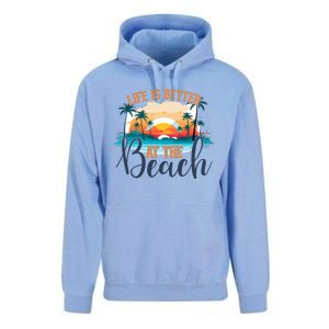 Summer Retro Beach Vibes Graphic Unisex Surf Hoodie