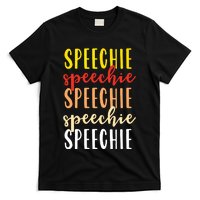 Speechie Retro Boho Speech Language Therapy SLP Gift T-Shirt