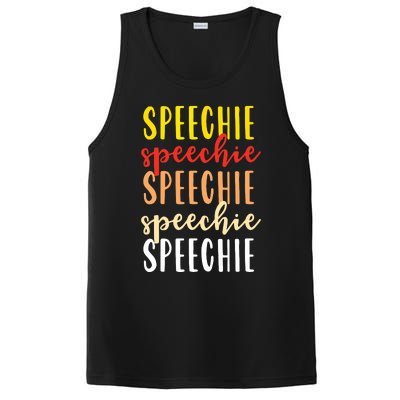 Speechie Retro Boho Speech Language Therapy SLP Gift PosiCharge Competitor Tank