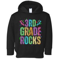 School Rocks Back To School Rockin 3rd Grade Rocks Toddler Hoodie