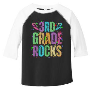 School Rocks Back To School Rockin 3rd Grade Rocks Toddler Fine Jersey T-Shirt