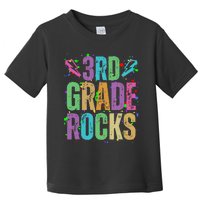 School Rocks Back To School Rockin 3rd Grade Rocks Toddler T-Shirt