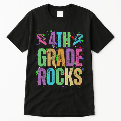 School Rocks Back To School Rockin 4th Grade Rocks Tall T-Shirt